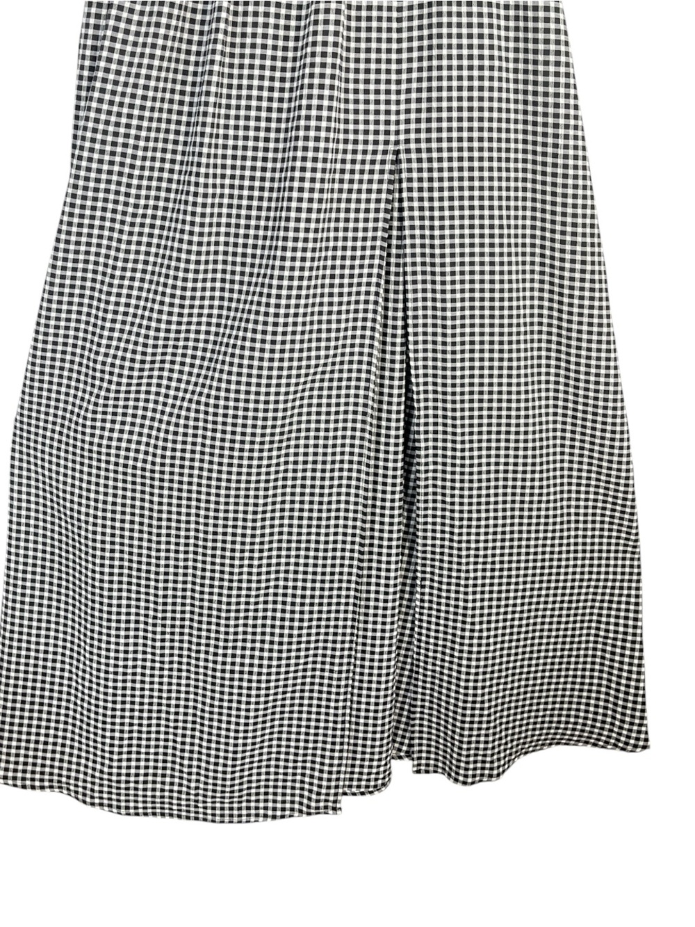 NWT Lulus Patsy Black and White Gingham Off-the-Shoulder Dress Size Medium - Picture 8 of 12